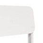 Silla de jardín madera maciza de pino blanco 60x52,5x72 cm en Sillas de jardín | Comprar online en Foru.es