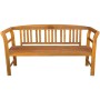 Banco de jardín con cojín madera maciza de acacia 157 cm de vidaXL, Bancos de jardín - Ref: Foro24-3064291, Precio: 185,52 €,...