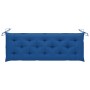 Banco de jardín con cojín madera maciza de acacia 157 cm de vidaXL, Bancos de jardín - Ref: Foro24-3064291, Precio: 185,52 €,...