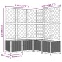 Jardinera con enrejado PP gris oscuro 120x120x136 cm de vidaXL, Maceteros y jardineras - Ref: Foro24-318257, Precio: 143,63 €...