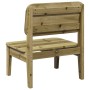 Silla de jardín madera de pino impregnada 60x52,5x72 cm en Sillas de jardín | Comprar online en Foru.es