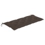 Banco de jardín plegable con cojín bambú 118 cm de vidaXL, Bancos de jardín - Ref: Foro24-3063872, Precio: 91,49 €, Descuento: %