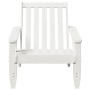 Silla adirondack de jardín madera maciza pino blanco 75x77x77cm en Sillas de jardín | Comprar online en Foru.es