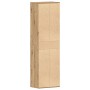 Zapatero de madera contrachapada roble artisian 54x34x183 cm en Zapateros y organizadores de calzado | Comprar online en Foru.es