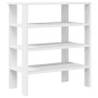 Mueble zapatero madera contrachapada blanco 61x32x70 cm en Zapateros y organizadores de calzado | Comprar online en Foru.es