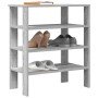 Mueble zapatero madera contrachapada gris sonoma 61x32x70 cm en Zapateros y organizadores de calzado | Comprar online en Foru.es