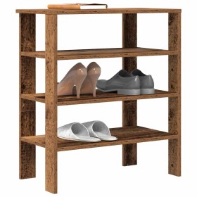 Mueble zapatero madera contrachapada madera vieja 61x32x70 cm en Zapateros y organizadores de calzado | Comprar online en Foru.e
