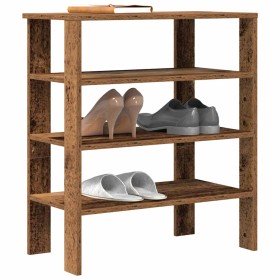 Mueble zapatero madera contrachapada madera vieja 61x32x70 cm en Zapateros y organizadores de calzado | Comprar online en Foru.e