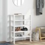 Mueble zapatero madera contrachapada blanco 61x32x87,5 cm en Zapateros y organizadores de calzado | Comprar online en Foru.es