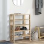 Mueble zapatero madera contrachapada roble sonoma 61x32x87,5 cm en Zapateros y organizadores de calzado | Comprar online en Foru