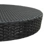 Set de bar para jardín 5 pzas y cojines ratán sintético negro de vidaXL, Conjuntos de jardín - Ref: Foro24-3064762, Precio: 2...
