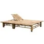 Bamboo lounger with cushions for 2 people by vidaXL, Loungers - Ref: Foro24-3063952, Price: 348,06 €, Discount: %