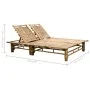 Bamboo lounger with cushions for 2 people by vidaXL, Loungers - Ref: Foro24-3063952, Price: 348,06 €, Discount: %