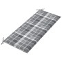 Banco de jardín con cojín bambú 120 cm de vidaXL, Bancos de jardín - Ref: Foro24-3063890, Precio: 154,52 €, Descuento: %