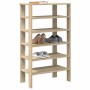 Mueble zapatero madera contrachapada roble Sonoma 61x32x105 cm en Zapateros y organizadores de calzado | Comprar online en Foru.