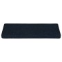 Alfombrilla de escaleras 15 uds tela punzonada azul 65x21x4 cm de vidaXL, Alfombrillas para escalones - Ref: Foro24-326191, P...