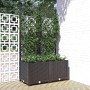Jardinera con enrejado PP negro 80x40x136 cm de vidaXL, Maceteros y jardineras - Ref: Foro24-318271, Precio: 85,00 €, Descuen...