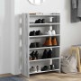 Mueble zapatero madera contrachapada gris sonoma 60x25x100 cm en Zapateros y organizadores de calzado | Comprar online en Foru.e