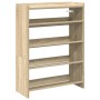 Mueble zapatero madera contrachapada roble sonoma 60x25x81 cm en Zapateros y organizadores de calzado | Comprar online en Foru.e