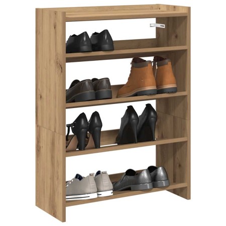 Zapatero artesanal de madera contrachapada 60x25x81 cm en Zapateros y organizadores de calzado | Comprar online en Foru.es
