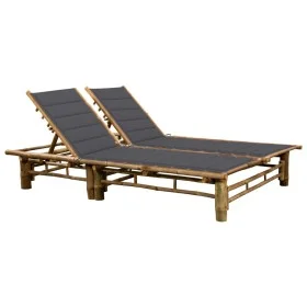 Bambusliege mit Kissen für 2 Personen von vidaXL, Liegen - Ref: Foro24-3063945, Preis: 348,46 €, Rabatt: %