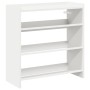 Mueble zapatero madera contrachapada blanco 60x25x62 cm en Zapateros y organizadores de calzado | Comprar online en Foru.es