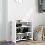 Mueble zapatero madera contrachapada blanco 60x25x62 cm en Zapateros y organizadores de calzado | Comprar online en Foru.es