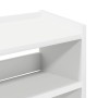 Mueble zapatero madera contrachapada blanco 60x25x62 cm en Zapateros y organizadores de calzado | Comprar online en Foru.es