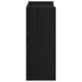 Mueble zapatero madera contrachapada negro 60x25x62 cm en Zapateros y organizadores de calzado | Comprar online en Foru.es
