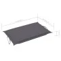 Lounger with solid gray acacia wood cushion by vidaXL, Loungers - Ref: Foro24-3064044, Price: 145,97 €, Discount: %