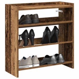 Mueble zapatero madera contrachapada madera vieja 60x25x62 cm en Zapateros y organizadores de calzado | Comprar online en Foru.e