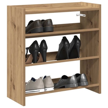 Zapatero artesanal de madera contrachapada 60x25x62 cm en Zapateros y organizadores de calzado | Comprar online en Foru.es