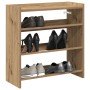 Zapatero artesanal de madera contrachapada 60x25x62 cm en Zapateros y organizadores de calzado | Comprar online en Foru.es