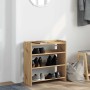 Zapatero artesanal de madera contrachapada 60x25x62 cm en Zapateros y organizadores de calzado | Comprar online en Foru.es