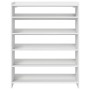 Mueble zapatero madera contrachapada blanco 80x25x100 cm en Zapateros y organizadores de calzado | Comprar online en Foru.es