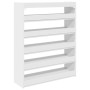Mueble zapatero madera contrachapada blanco 80x25x100 cm en Zapateros y organizadores de calzado | Comprar online en Foru.es