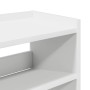 Mueble zapatero madera contrachapada blanco 80x25x100 cm en Zapateros y organizadores de calzado | Comprar online en Foru.es