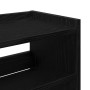 Mueble zapatero madera contrachapada negro 80x25x100 cm en Zapateros y organizadores de calzado | Comprar online en Foru.es