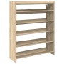 Mueble zapatero madera contrachapada roble sonoma 80x25x100 cm en Zapateros y organizadores de calzado | Comprar online en Foru.