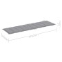 Tumbona con cojín madera maciza de acacia gris de vidaXL, Tumbonas - Ref: Foro24-3064045, Precio: 151,31 €, Descuento: %