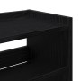 Mueble zapatero madera contrachapada negro 80x25x81 cm en Zapateros y organizadores de calzado | Comprar online en Foru.es