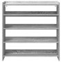 Mueble zapatero madera contrachapada gris sonoma 80x25x81 cm en Zapateros y organizadores de calzado | Comprar online en Foru.es
