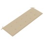 Banco de jardín con cojín madera maciza de acacia 157 cm de vidaXL, Bancos de jardín - Ref: Foro24-3064269, Precio: 174,94 €,...