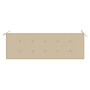 Banco de jardín con cojín madera maciza de acacia 157 cm de vidaXL, Bancos de jardín - Ref: Foro24-3064269, Precio: 174,94 €,...