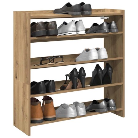 Zapatero artesanal de madera contrachapada 80x25x81 cm en Zapateros y organizadores de calzado | Comprar online en Foru.es