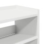 Mueble zapatero madera contrachapada blanco 80x25x62 cm en Zapateros y organizadores de calzado | Comprar online en Foru.es