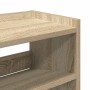 Mueble zapatero madera contrachapada roble sonoma 80x25x62 cm en Zapateros y organizadores de calzado | Comprar online en Foru.e