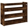 Zapatero madera contrachapada roble ahumado 80x25x62 cm en Zapateros y organizadores de calzado | Comprar online en Foru.es