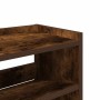 Zapatero madera contrachapada roble ahumado 80x25x62 cm en Zapateros y organizadores de calzado | Comprar online en Foru.es