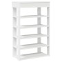 Mueble zapatero madera contrachapada blanco 60x30x98 cm en Zapateros y organizadores de calzado | Comprar online en Foru.es